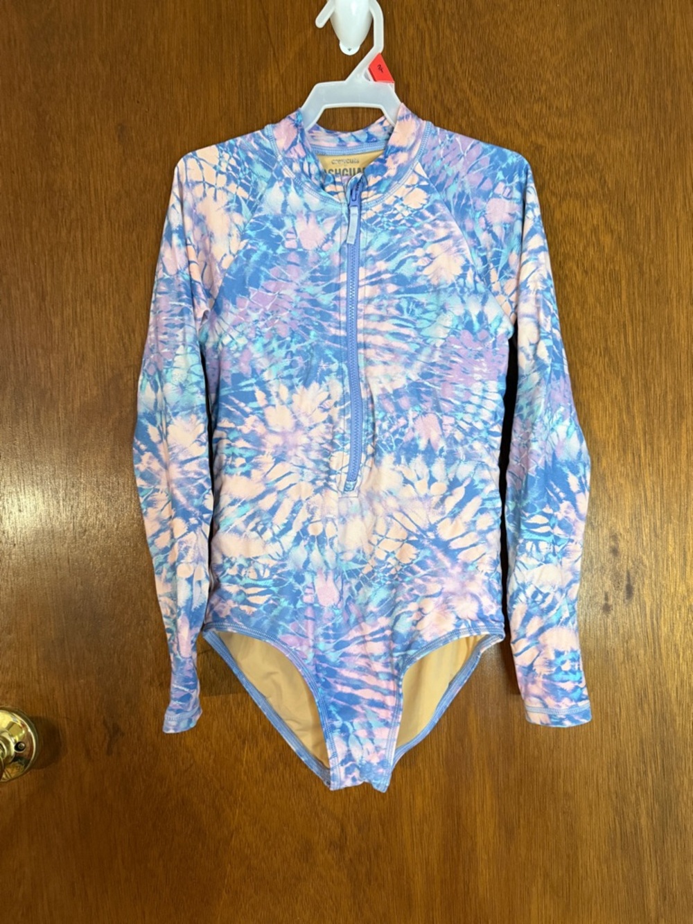 Crewcuts Blue & Pink Tie-Dye Rashguard